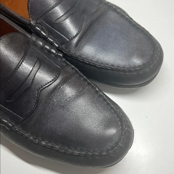 Allen Edmonds Black Men's Leather Penny Loafers Size US 12D - Picture 4 of 16